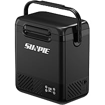 Amazon.co.jp: 【2025最新】SUNPIE 車載冷蔵庫 12L 小型 着脱式